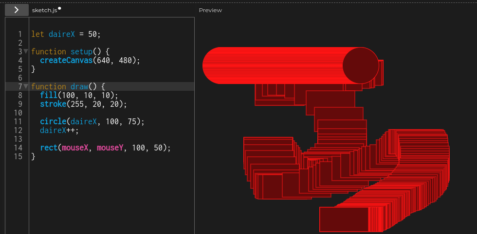 p5.js Web Editor demo