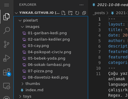 VSCode varsayılan girintileme